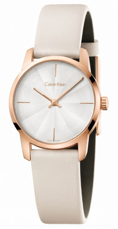 Calvin Klein City Quartz Silver Dial Women's Watch K2G236X6