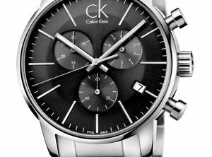 Calvin Klein Men's 45mm Silver Steel Bracelet & Case Mineral Watch K2G27143