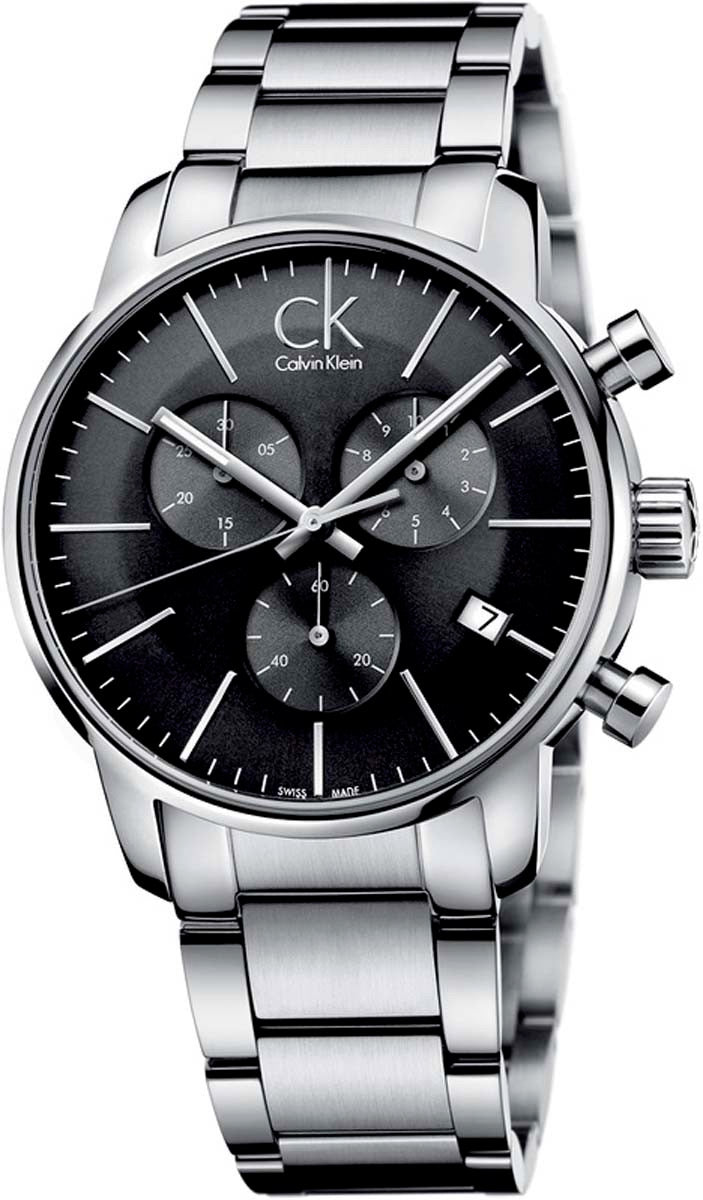 Calvin Klein Men's 45mm Silver Steel Bracelet & Case Mineral Watch K2G27143