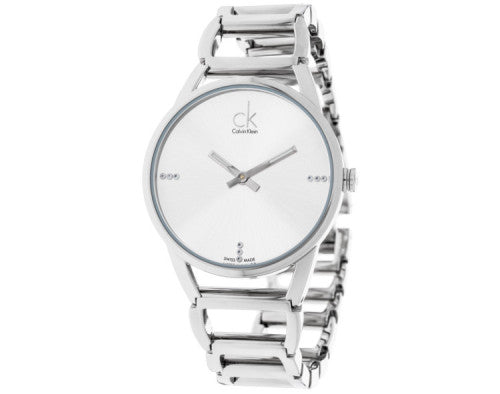 Calvin Klein Quartz Silver Dial Ladies Watch K3G2312W