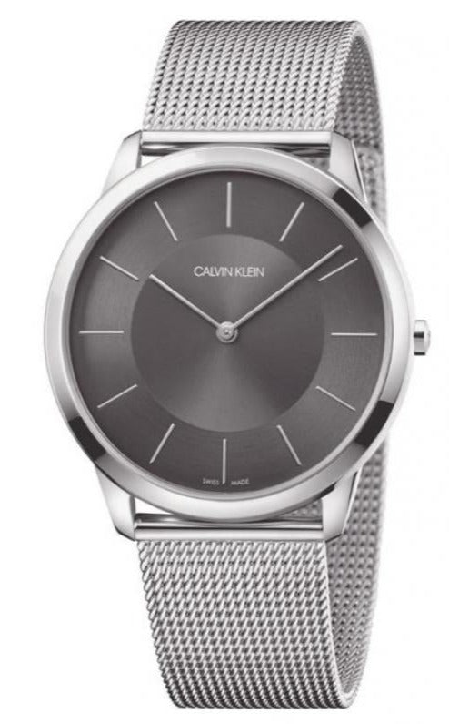 Calvin Klein Men's ck Minimal Mesh Watch K3M21124
