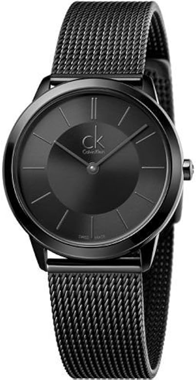 Calvin Klein Minimalist Black Watch for Women K3M224b1