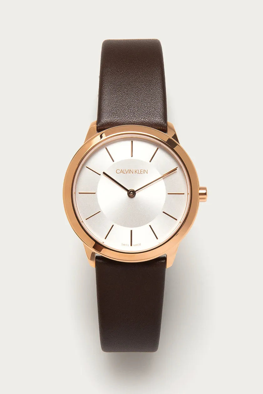 Calvin Klein Minimal Quartz Silver Dial Ladies Watch K3M226G6