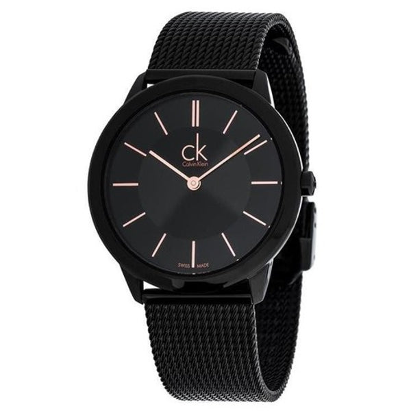 Calvin Klein Black Dial Stainless Steel Strap Ladies Watch K3M23421