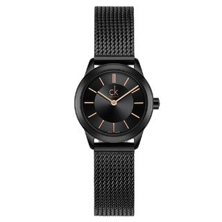 Calvin Klein Black Dial Stainless Steel Strap Ladies Watch K3M23421