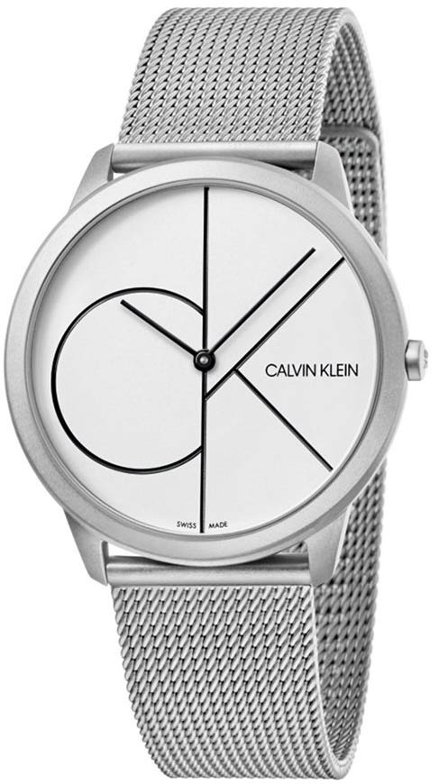 Calvin Klein Minimal Quartz White Dial Men's Watch K3M5115X