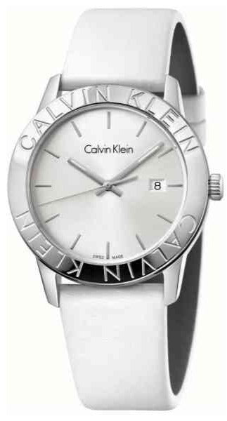 Calvin Klein Minimal Extension White Dial Ladies Watch K7Q211L6
