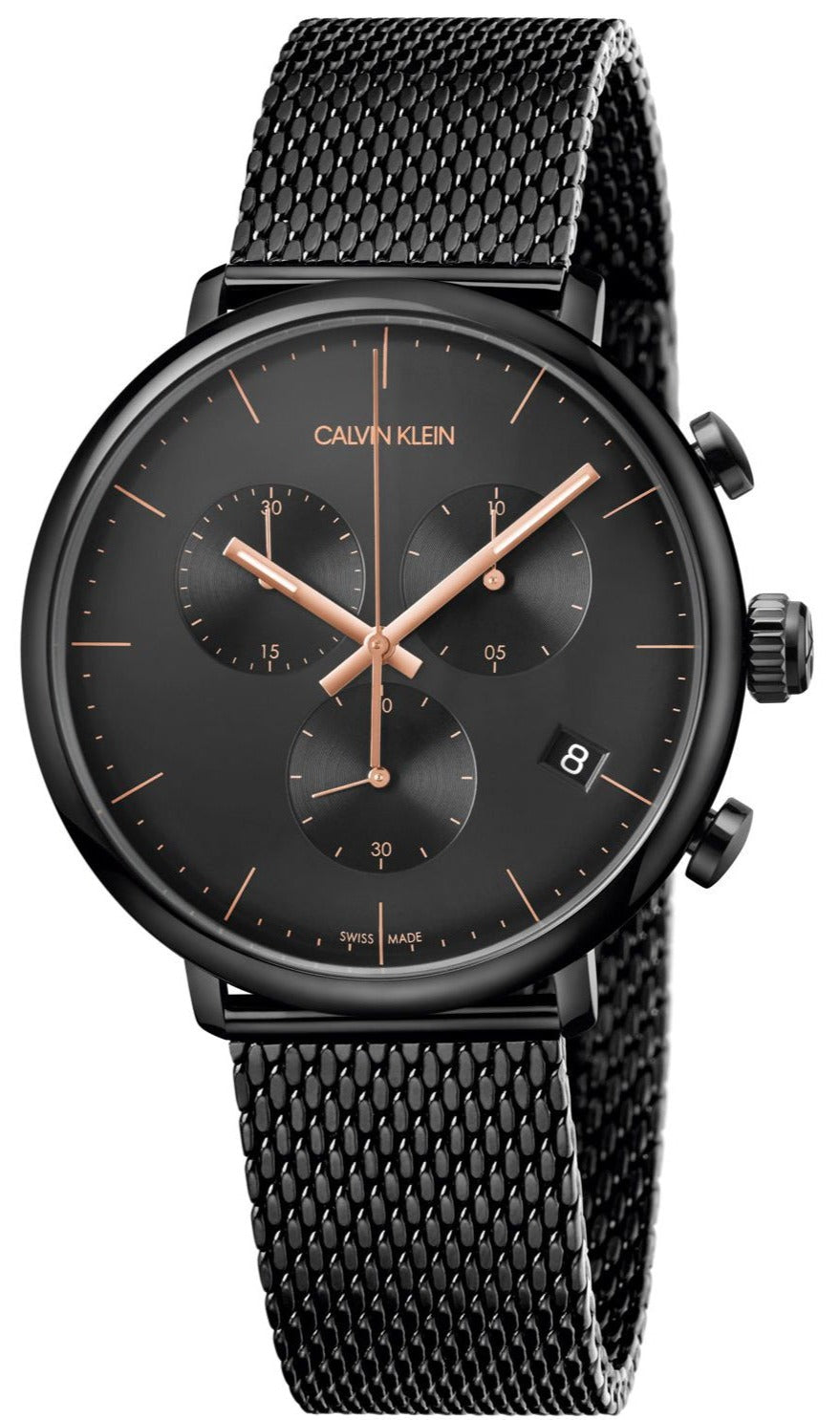 Calvin Klein Chronograph Quartz Black Dial Men's Watch K8M27421