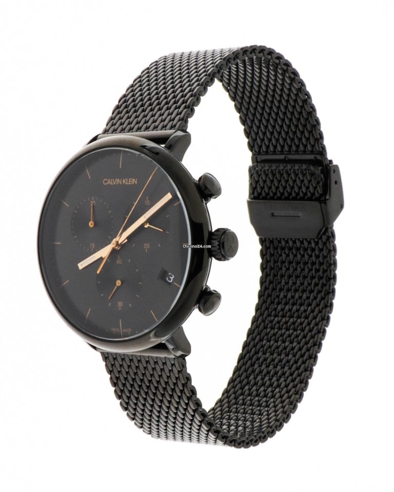 Calvin Klein Chronograph Quartz Black Dial Men's Watch K8M27421