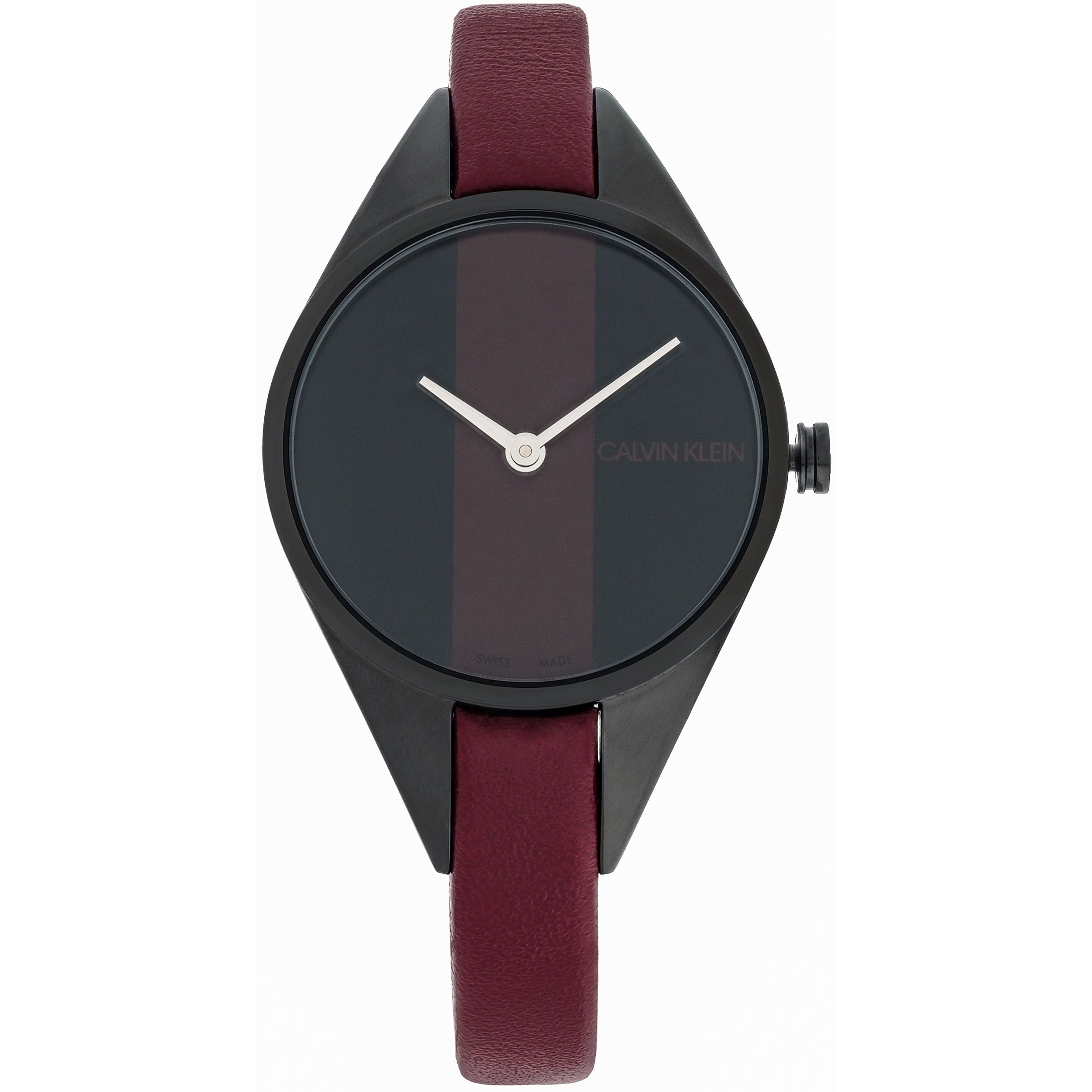 Calvin Klein Rebel Red and Black Dial Ladies Watch K8P237U1