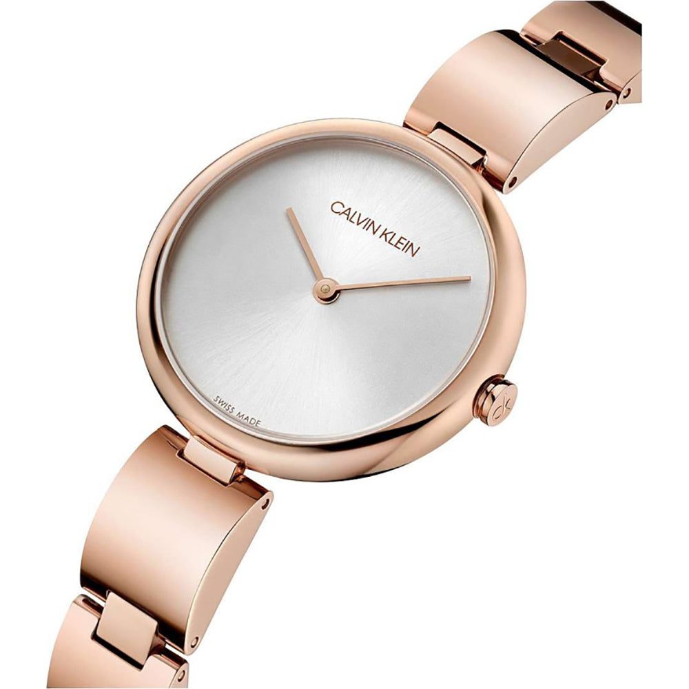Calvin Klein Women's Rose Gold Watch Stainless Steel K9U23646