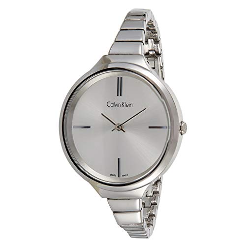 Calvin Klein Lively Silver Dial Stainless Steel Ladies Watch K4U23126