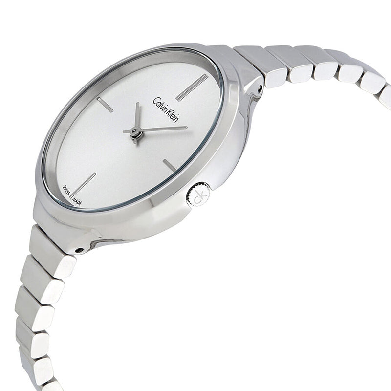 Calvin Klein Lively Silver Dial Stainless Steel Ladies Watch K4U23126