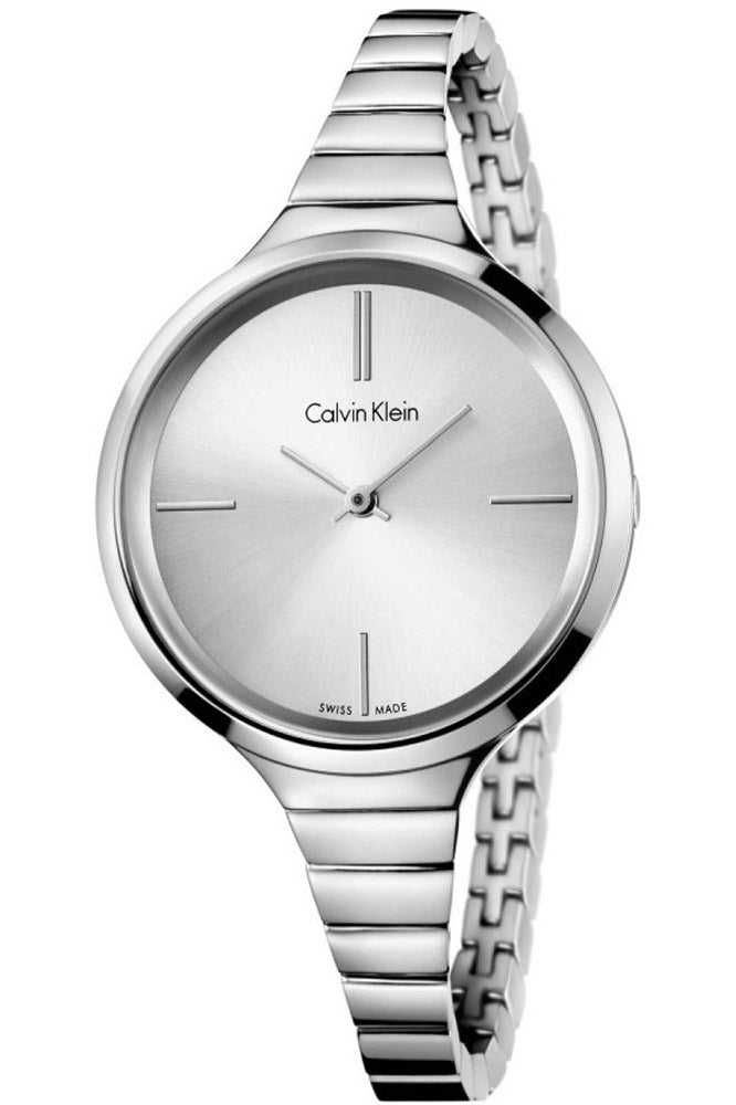 Calvin Klein Lively Silver Dial Stainless Steel Ladies Watch K4U23126