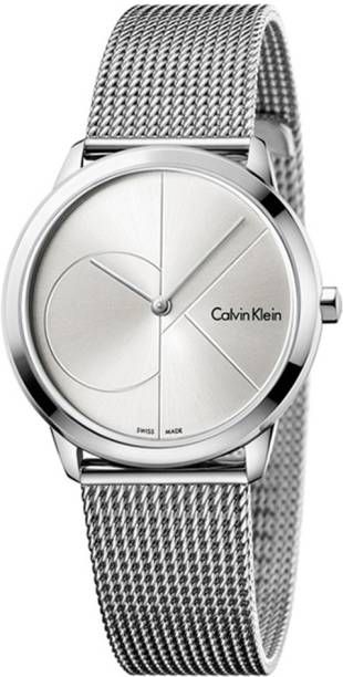 Calvin Klein Minimal Men's Silver Watch 40mm K3M2112Z