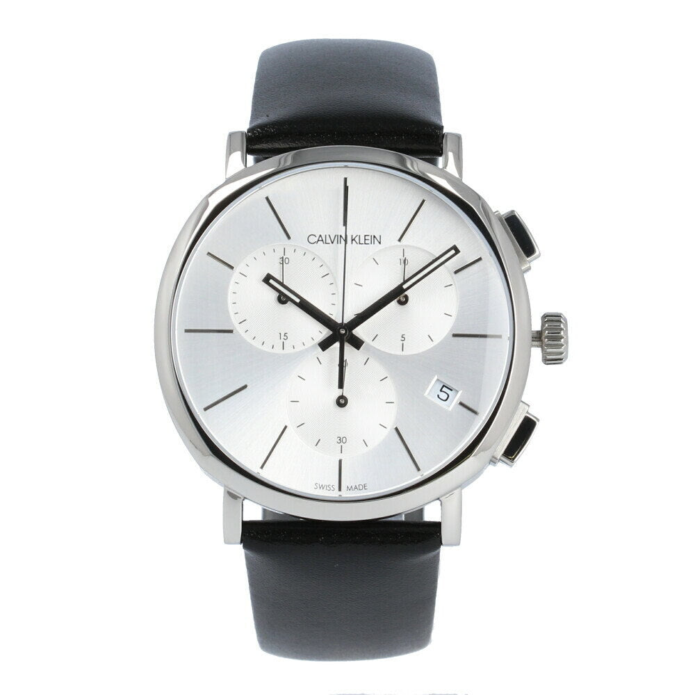 Calvin Klein Posh Chronograph Quartz Silver Dial Men's Watch K8Q371C6