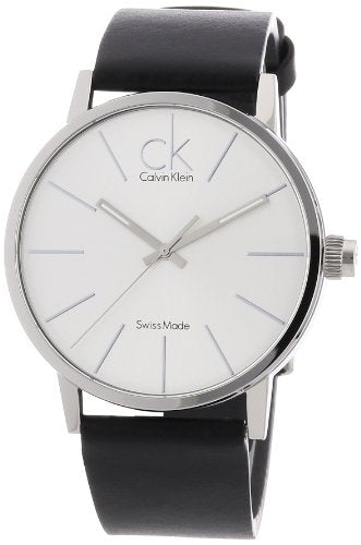 Calvin Klein Post Minimal watch three-quarter view showing dial and strap