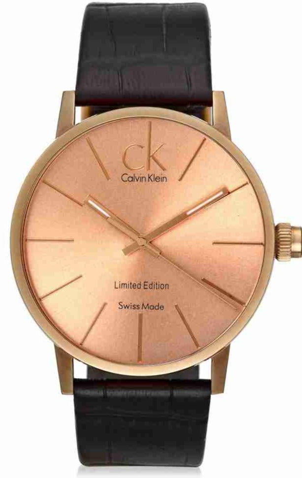 Calvin Klein Post Minimal Men's Watch | Rose Gold Chronograph - K7621201