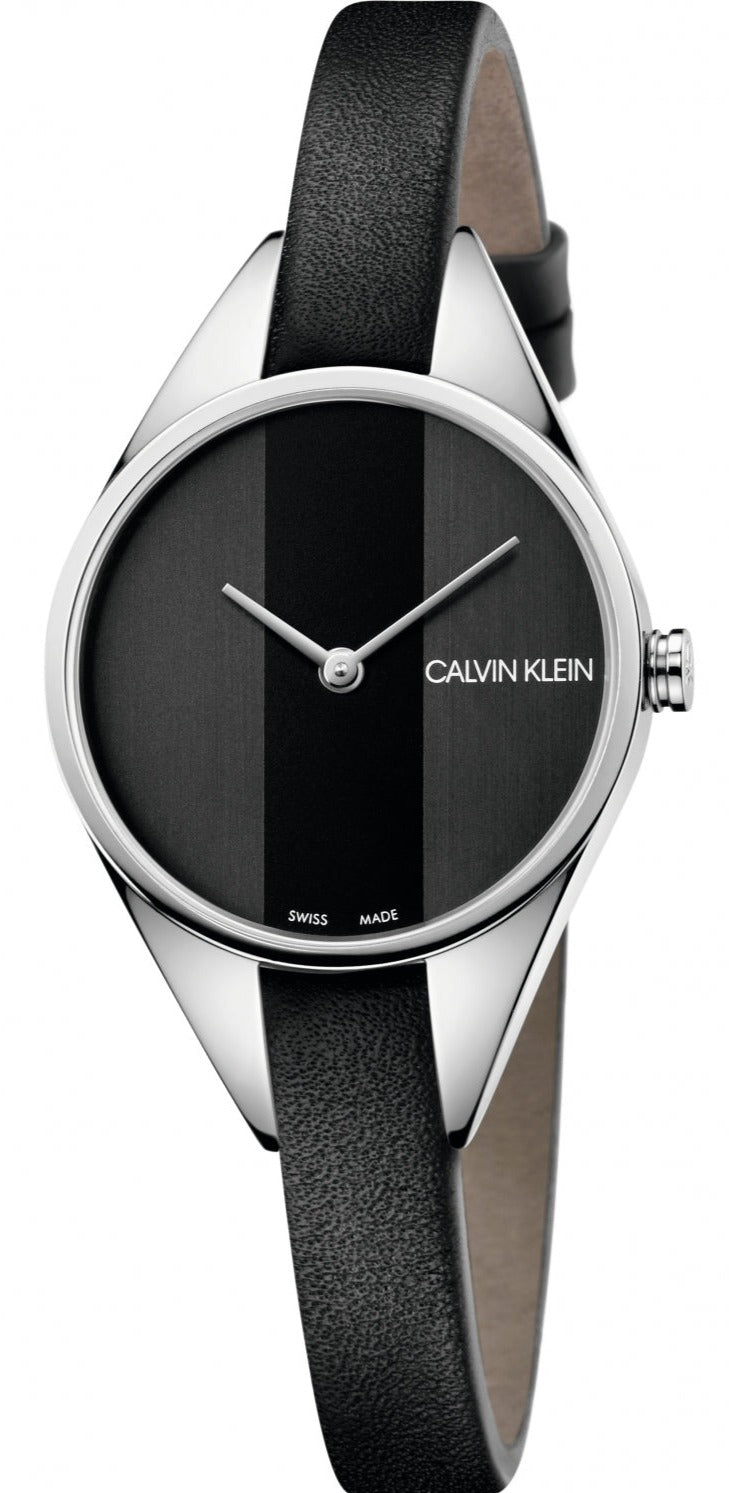 Calvin Klein Rebel Quartz Black Dial Ladies Watch K8P231C1