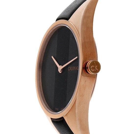 Calvin Klein Rebel Quartz Black Dial Ladies Watch K8P236C1