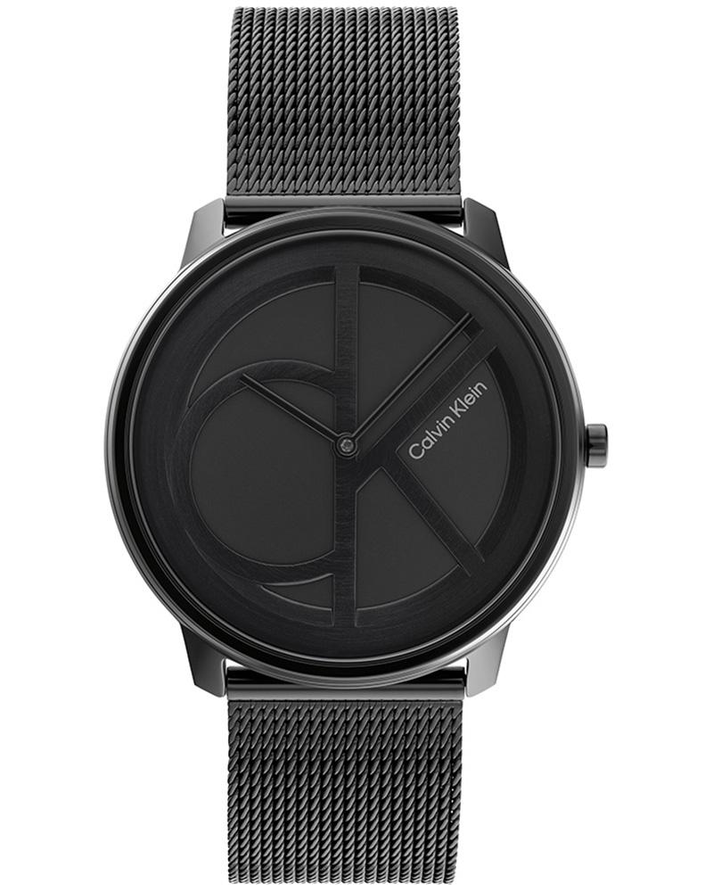 Calvin Klein Rise Quartz Black Dial Mesh Watch 25200028