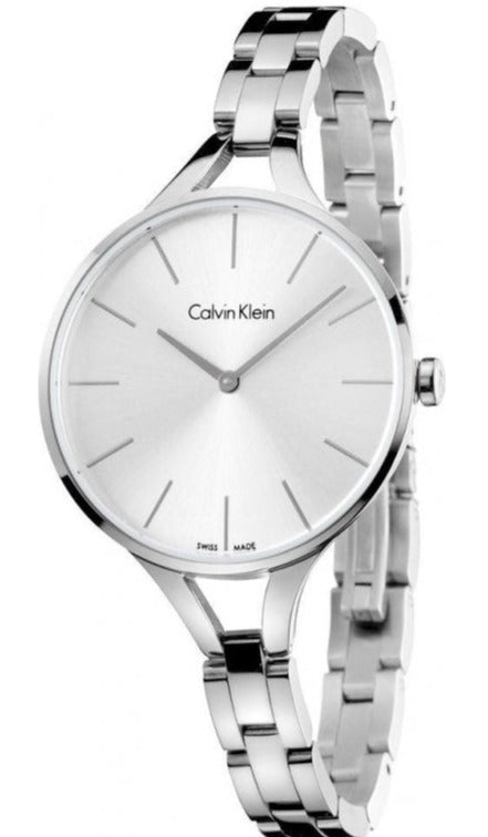 Calvin Klein Rise Quartz Black Dial Ladies Watch K7E23146