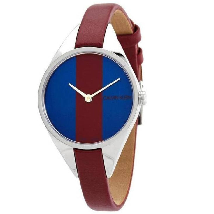 Calvin Klein Rise Quartz Blue Dial Ladies Watch K8P231UN