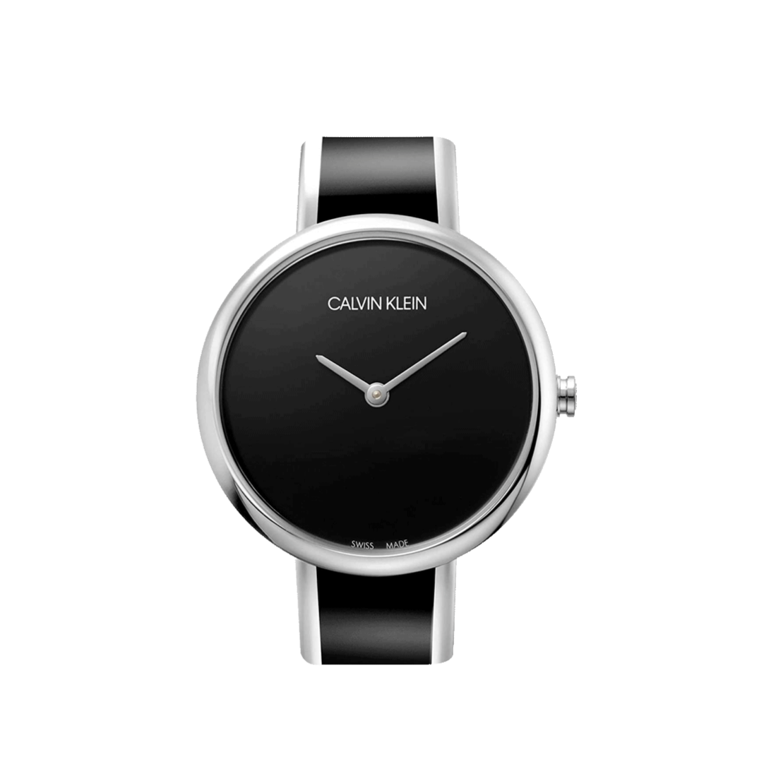Calvin Klein Seduce K4E2N111 watch black dial silver case minimalist design
