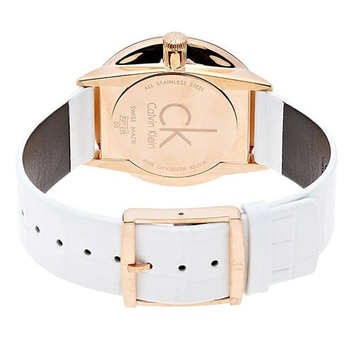 Calvin Klein Skirt Chronograph Quartz White Dial Ladies Watch K2U296L6