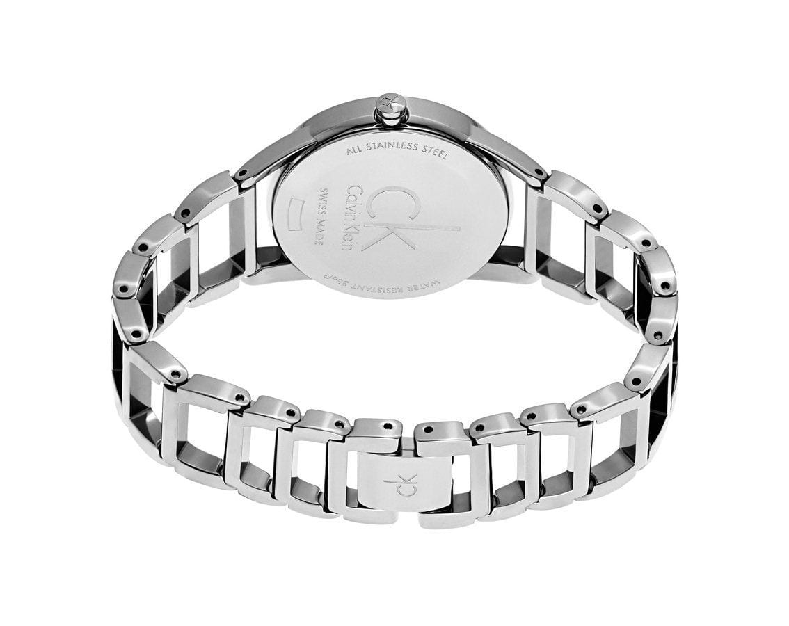 Calvin Klein Stately Silver Ladies Watch K3G23128
