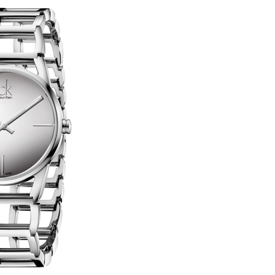 Calvin Klein Stately Silver Ladies Watch K3G23128