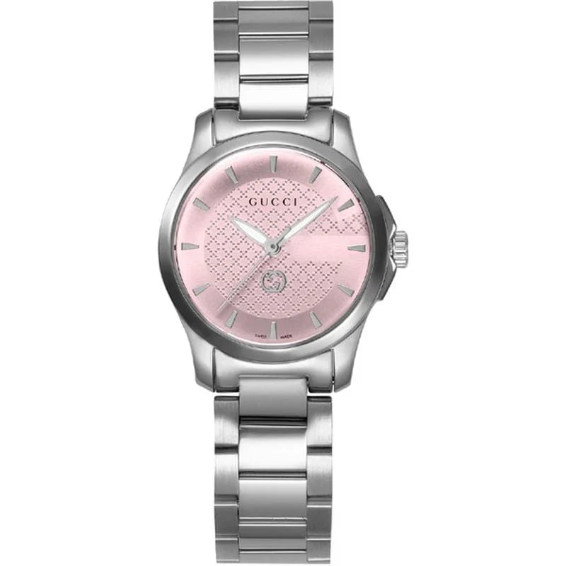 Gucci G-Timeless YA1265047 Women's Pink Dial Watch