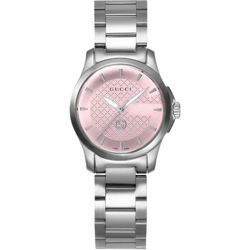 Gucci G-Timeless YA1265047 Women's Pink Dial Watch