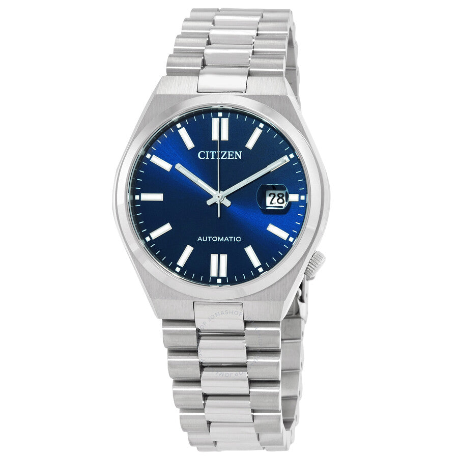 Citizen Tsuyosa Automatic 40mm watch with blue dial and stainless steel bracelet