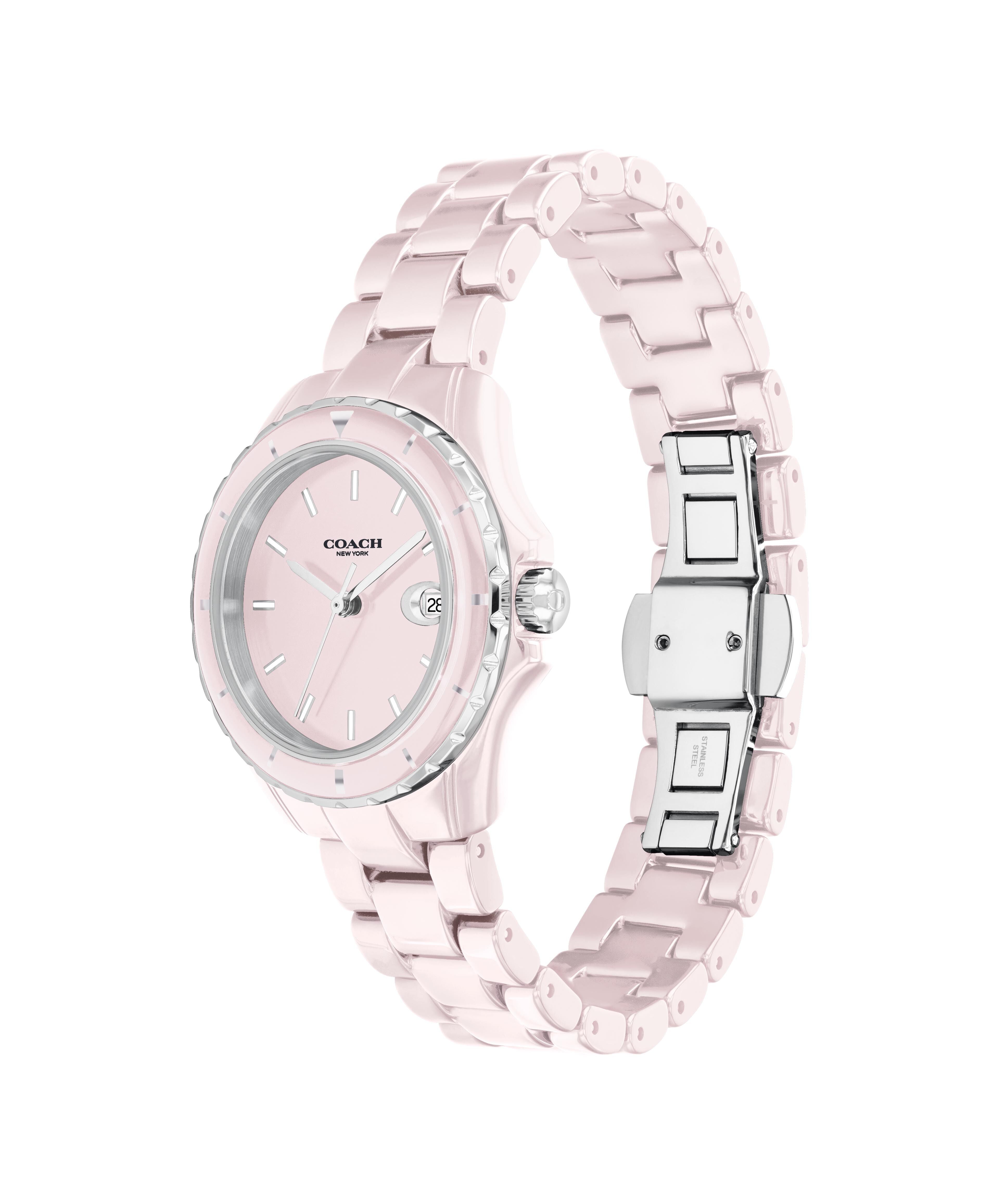 COACH PINK STAINLESS STEEL WOMEN'S WATCH - 14503806