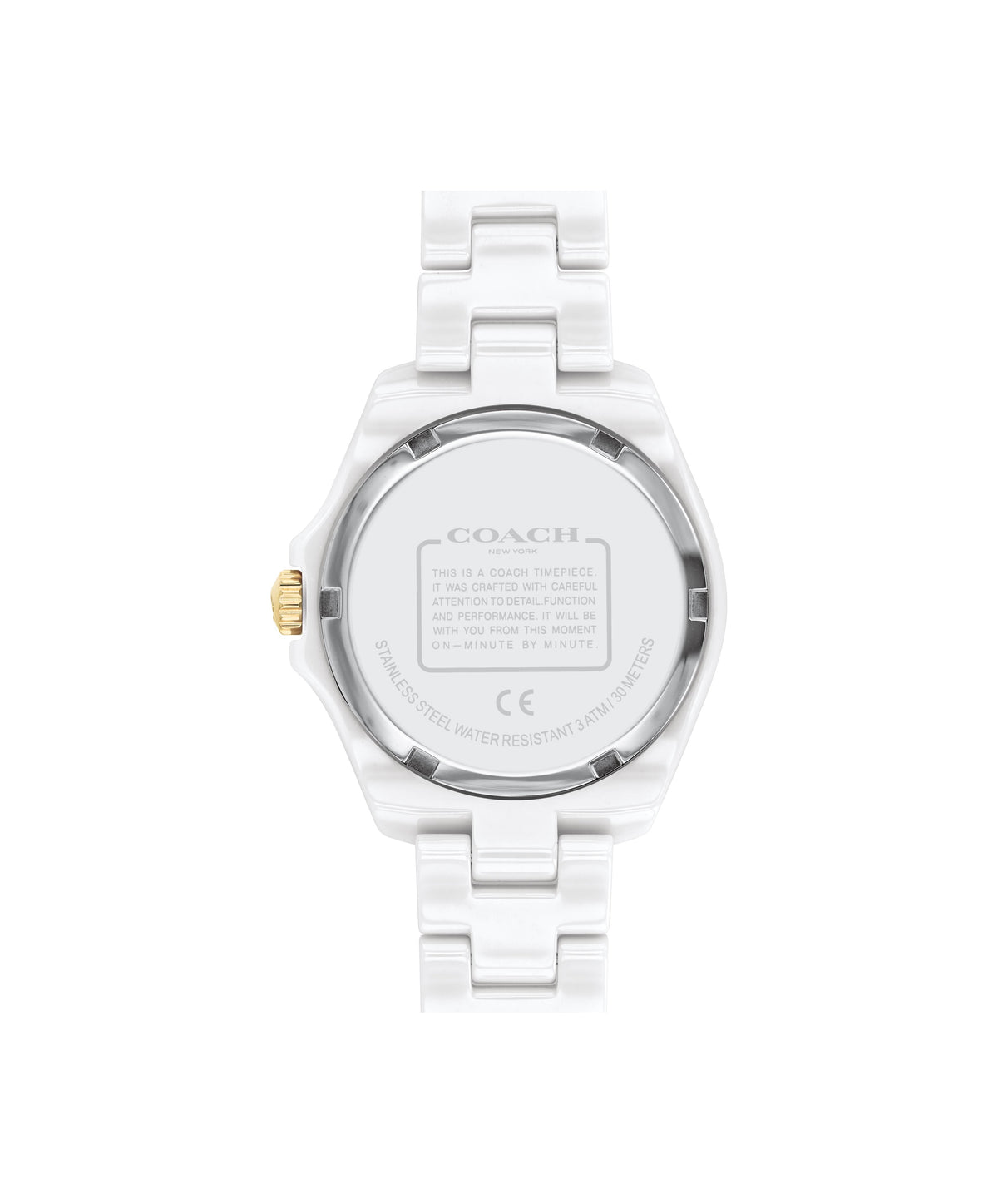COACH WHITE CERAMIC STRAP WOMEN'S WATCH - 14503807