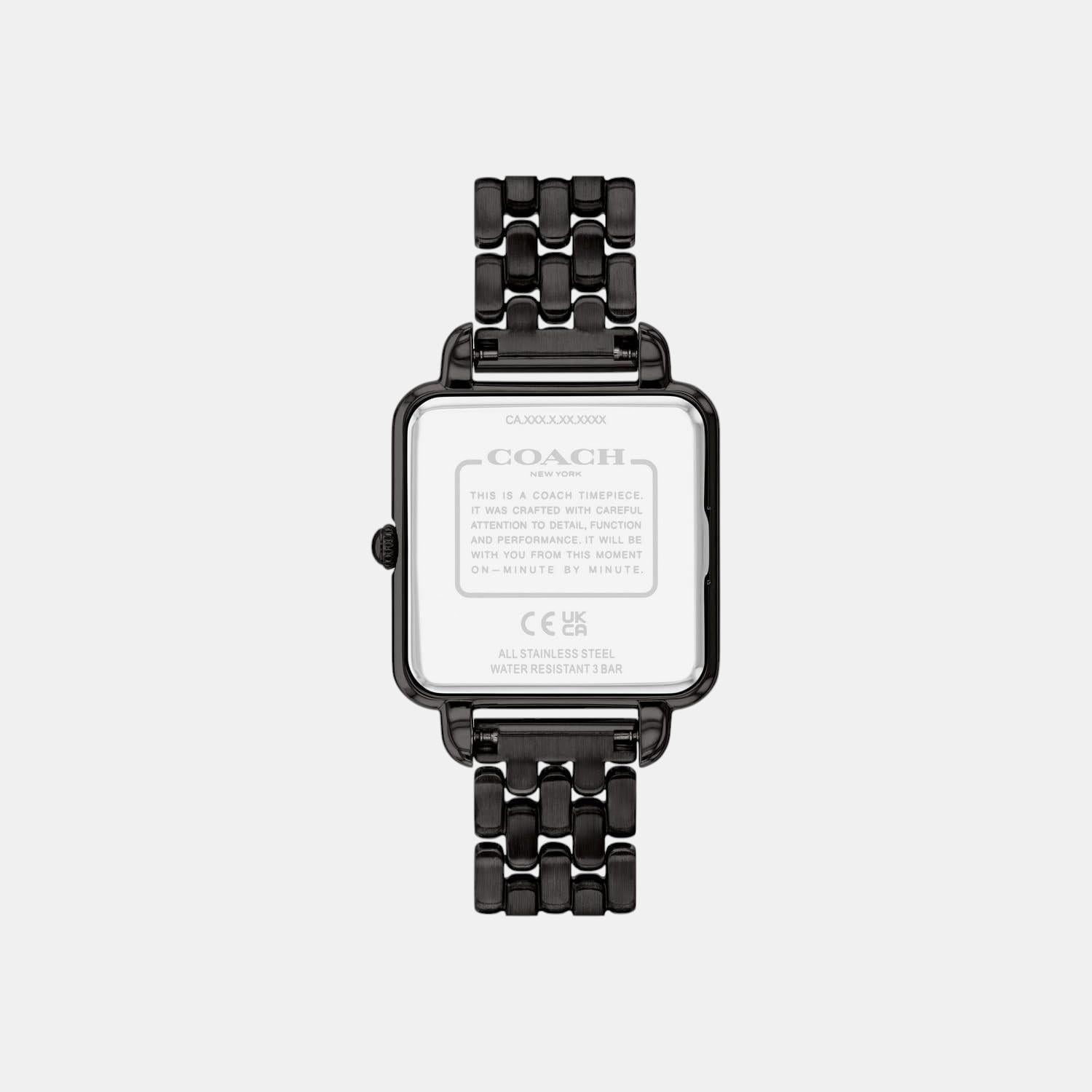Coach Cass  Black Stainless Steel Women's Watch - 14504533
