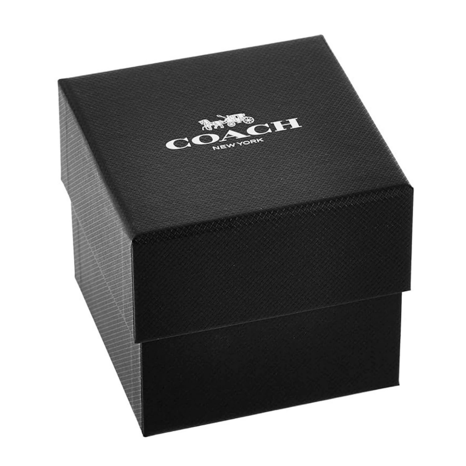 COACH Charter watch black presentation box with COACH New York logo