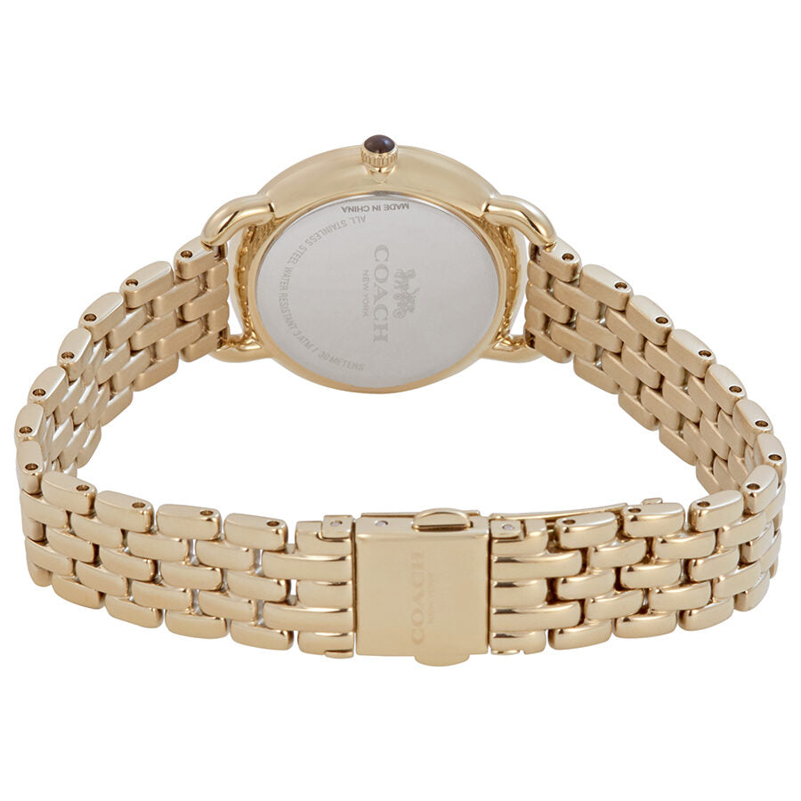 Coach Delancey Slim Silver Dial Ladies Gold Tone Watch 14502782