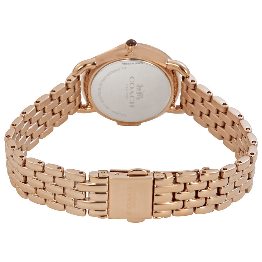 Coach Delancey Slim Silver Dial Rose Gold-tone Ladies Watch 14502783