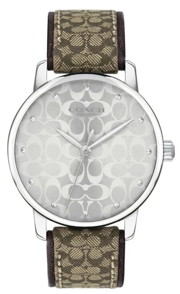 Coach Grand Signature Khaki Strap Women's Watch - 14503405