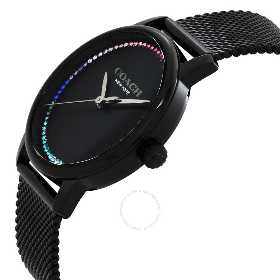 Coach Grand Quartz Black Dial Ladies Watch 14504070