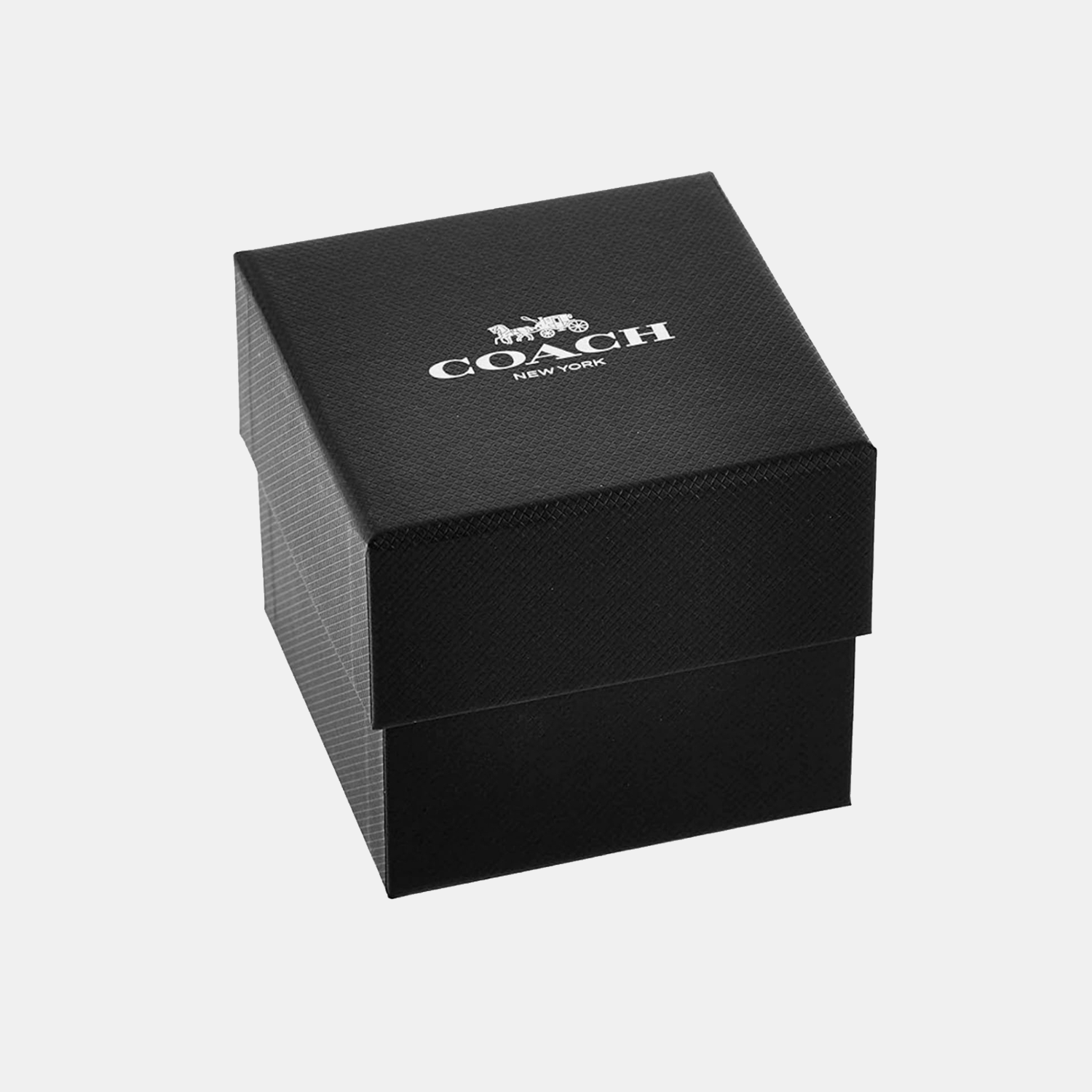 Coach Grand watch in black and gray gift box with Coach logo
