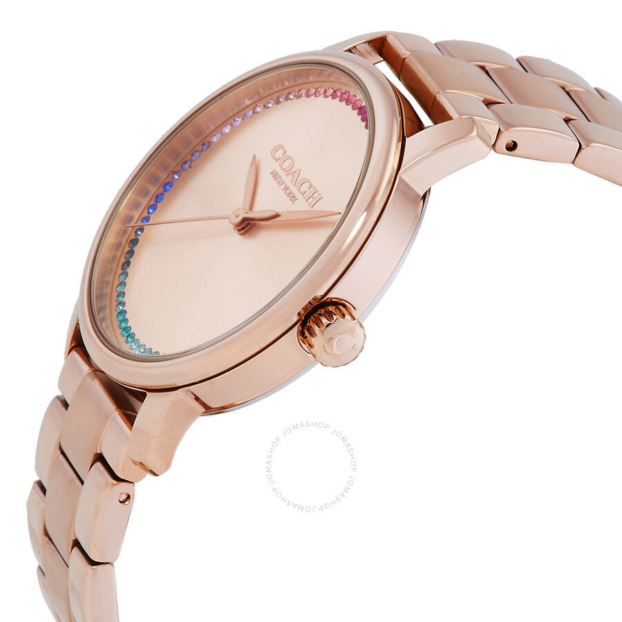 Coach Grand Rose Gold-tone Dial Ladies Watch 14504064