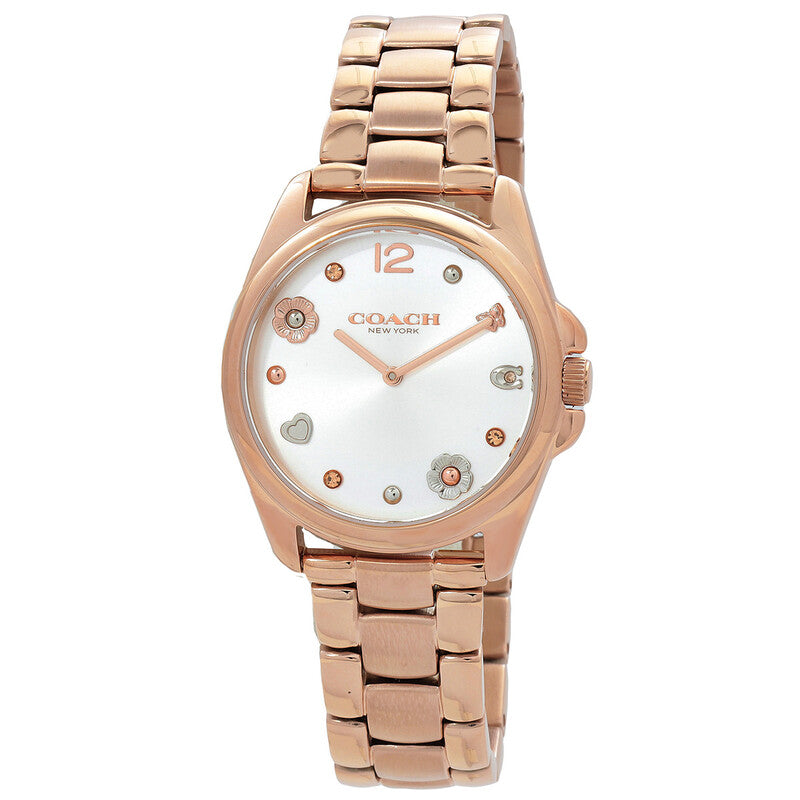 Coach Greyson Quartz Silver Dial Ladies Watch - 14504023
