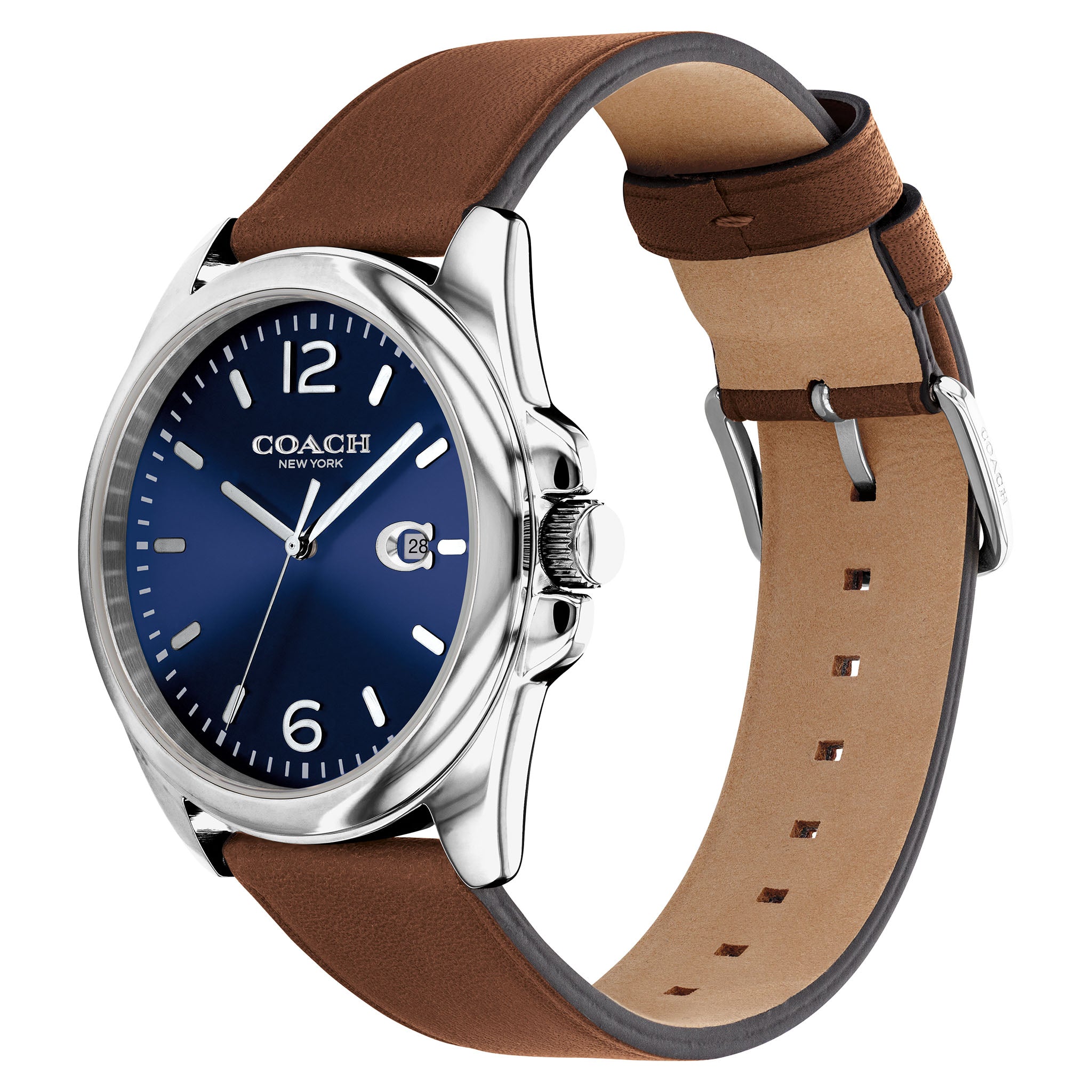 Coach Greyson Quartz Blue Dial Men's Watch - 14602585