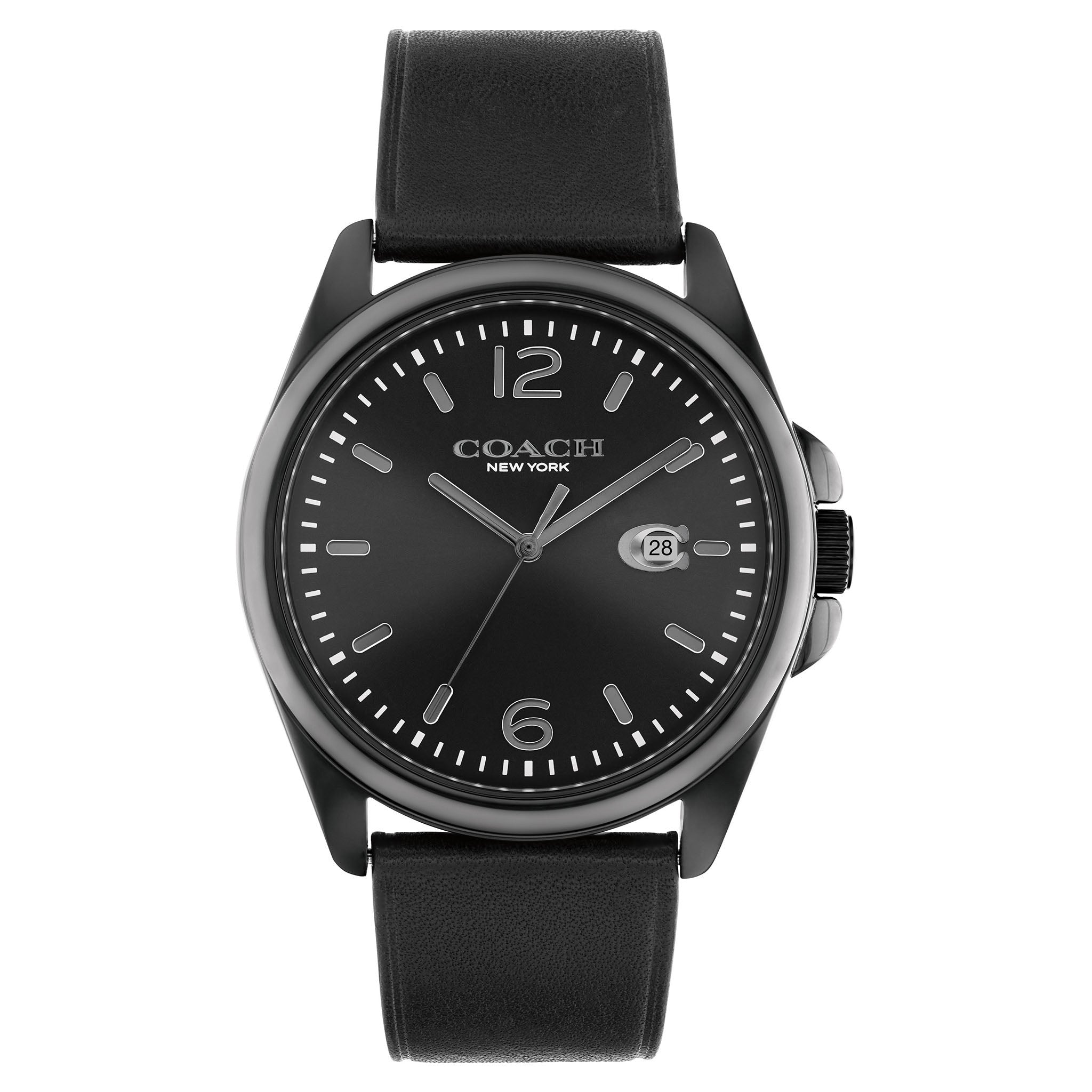 Coach Greyson 41mm PVD Steel Black Dial Quartz Men's Watch - 14602588
