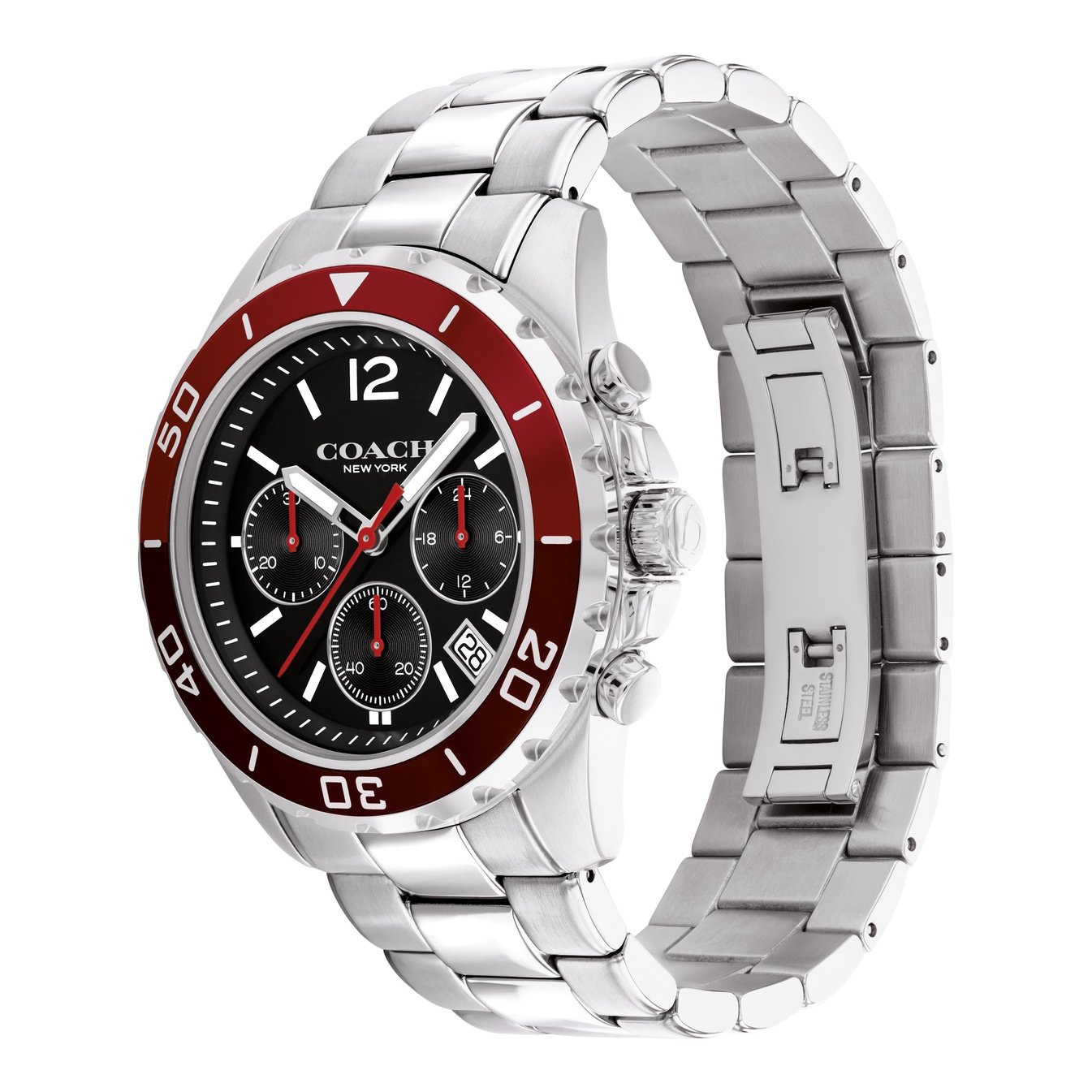 Coach Kent Stainless Steel Silver Men's Watch 14602556