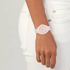 Coach Kitt Blush Ceramic Case and Bracelet 34mm Women's Watch- 14504402