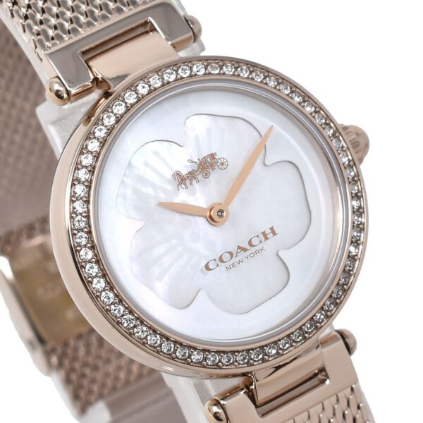 Coach Park Mother Of Pearl Rose Gold Women's Watch 14503511